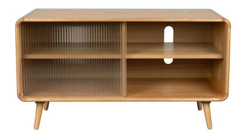 Sideboard Rise Medium Natural mit Eichenfurnier von Zuiver