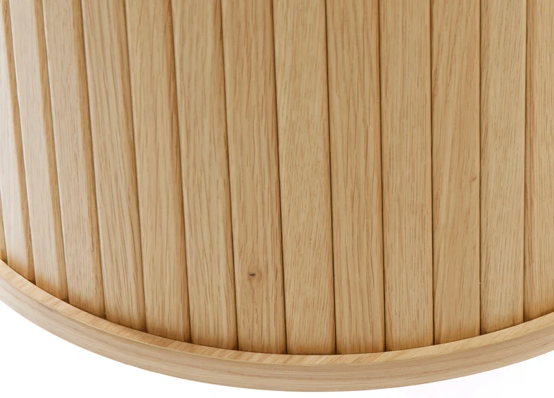 Kommode Gativel 120 cm mit Lamellen in natürlicher Eiche