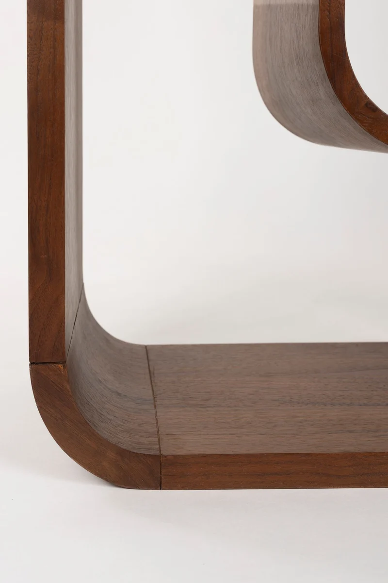Schrank Seven im Bogendesign aus Nussbaumfurnier von Zuiver, Braun