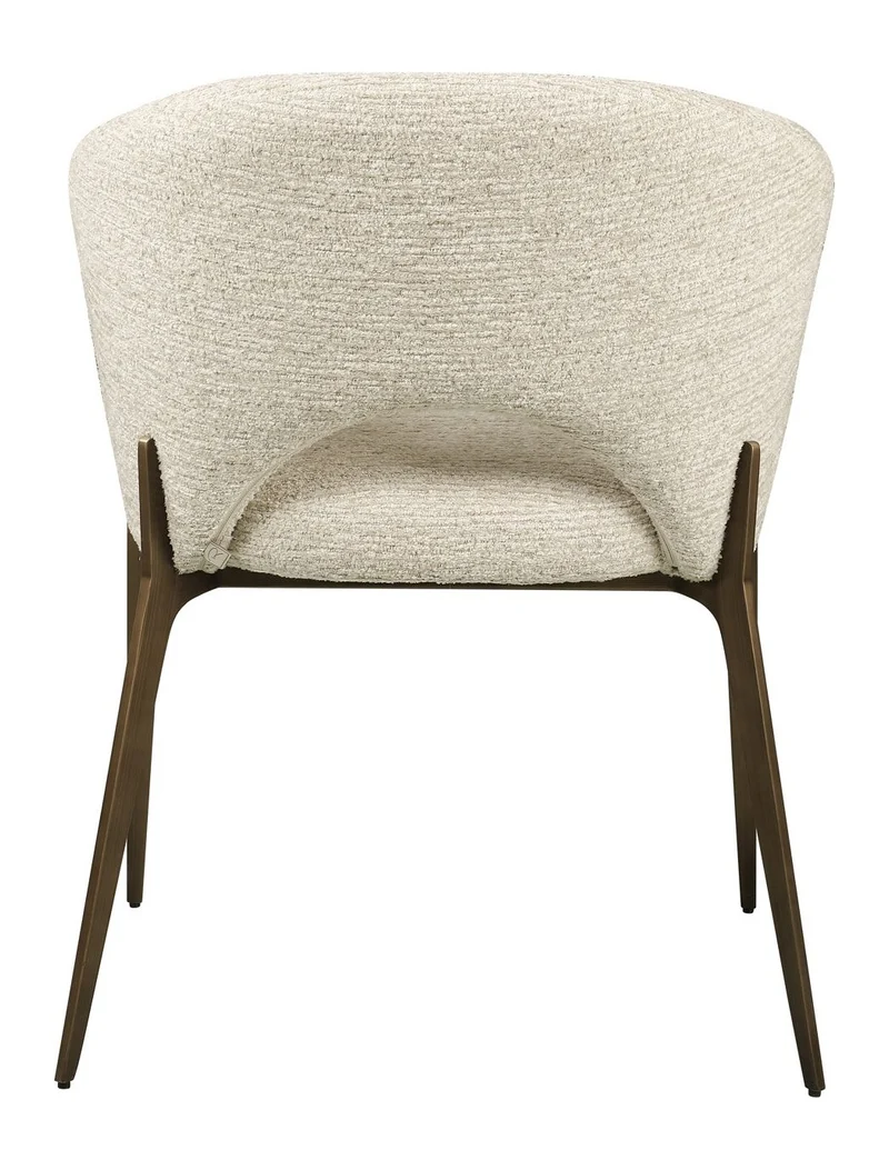 Esszimmerstuhl Kenzi Natural Linear – Richmond Design mit Polsterbezug