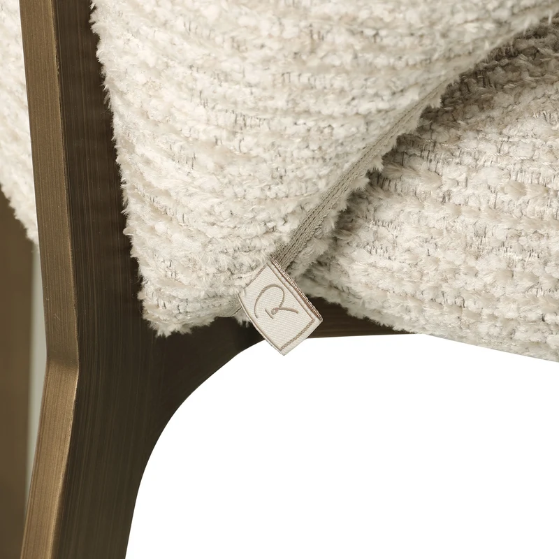 Esszimmerstuhl Kenzi Natural Linear – Richmond Design mit Polsterbezug