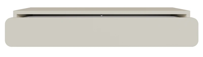 Hängende Konsole Wuwu mit einer Schublade, 90 cm, grau-beige