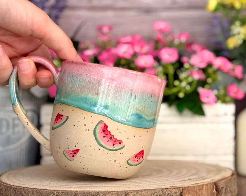 Produktionszeit bis zu 8 Wochen | Tasse/Becher mit Wassermelonen