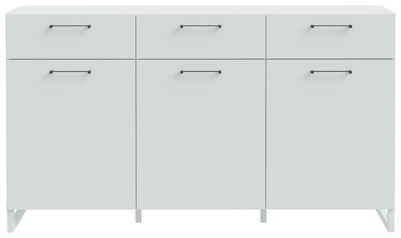 Sideboard SILBA mit 3 Türen 3 Schubladen Secret Grey oder Salbei