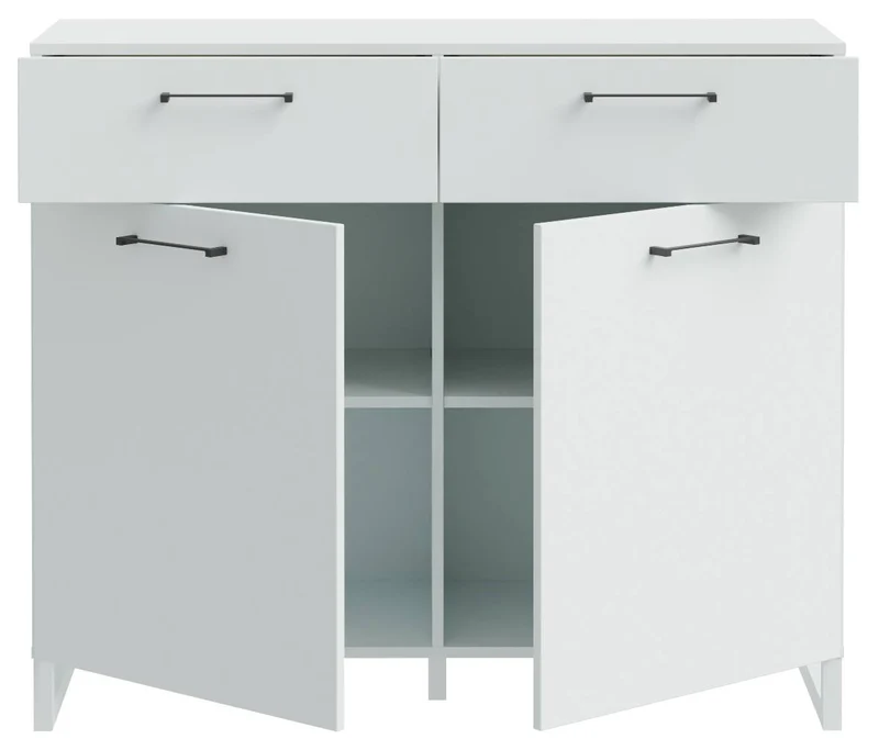 Sideboard Komode SILBA mit 2 Türen Secret Grey oder Salbei