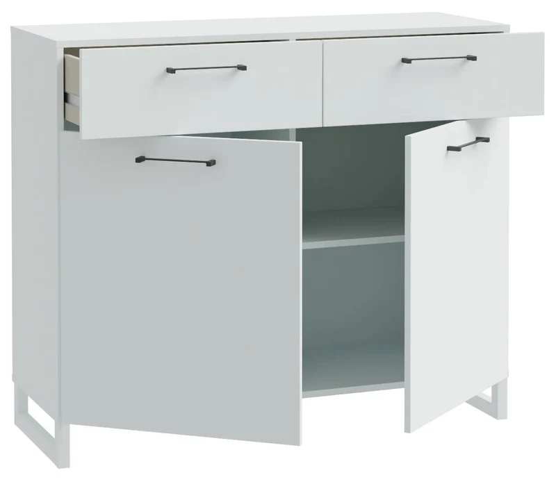 Sideboard Komode SILBA mit 2 Türen Secret Grey oder Salbei