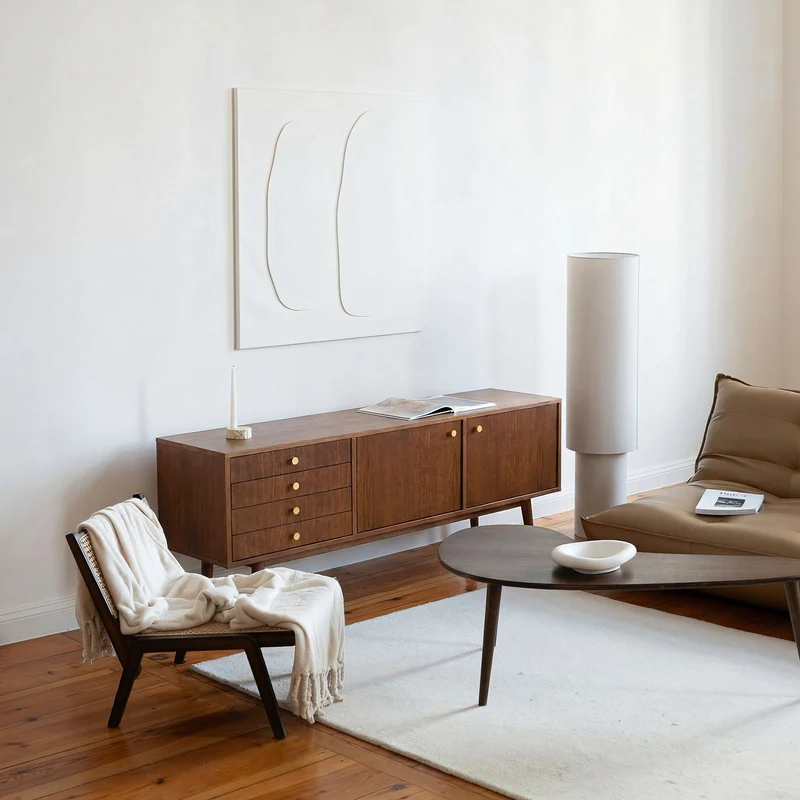 Sideboard CLASSY BROWN mit Griffen