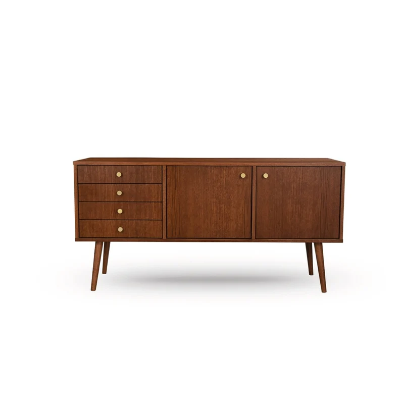 Sideboard CLASSY BROWN mit Griffen
