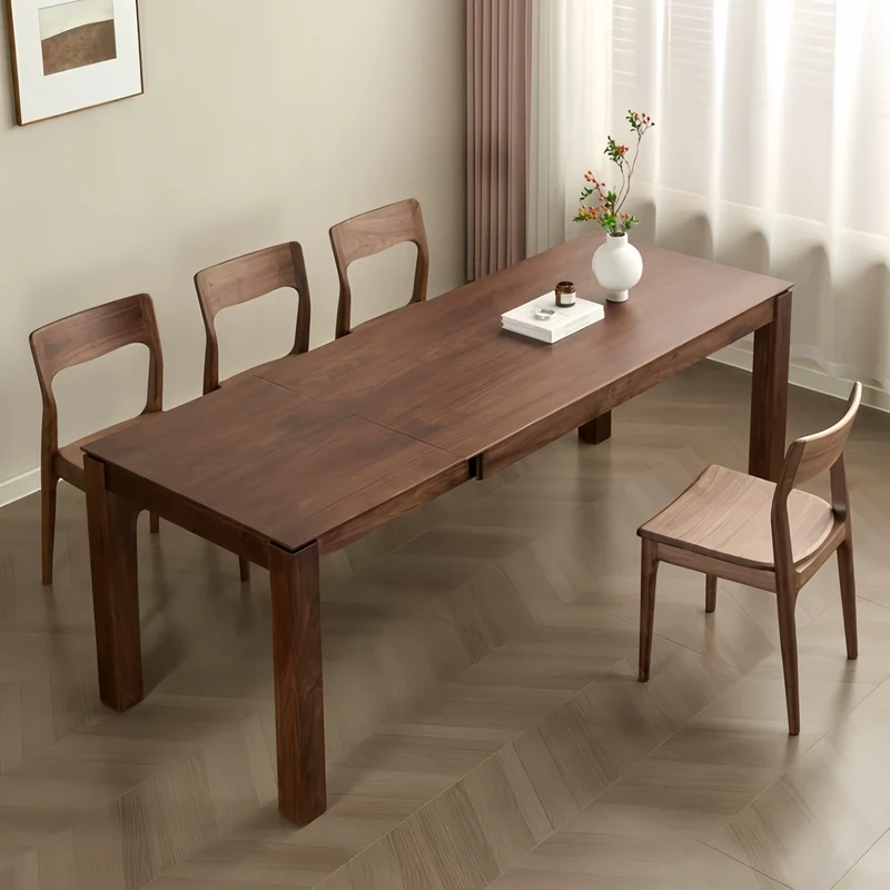 Ausziehbarer Esstisch aus Massivholz