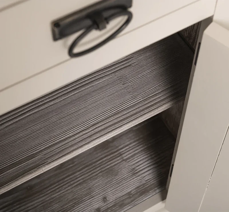 Landhaus Sideboard aus Massivholz | Kommode mit 4 Schubladen und 4 Türen