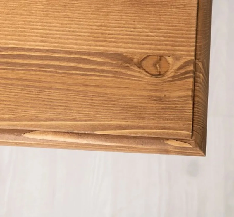 Casa Padrino Couchtisch im Landhausstil mit Eichenholzplatte, 90 x 65 x 45 cm