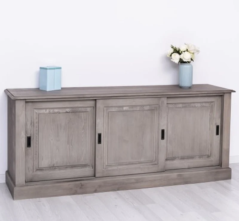 Casa Padrino Sideboard im Landhausstil mit 3 Schiebetüren, 188 x 48 x 78 cm