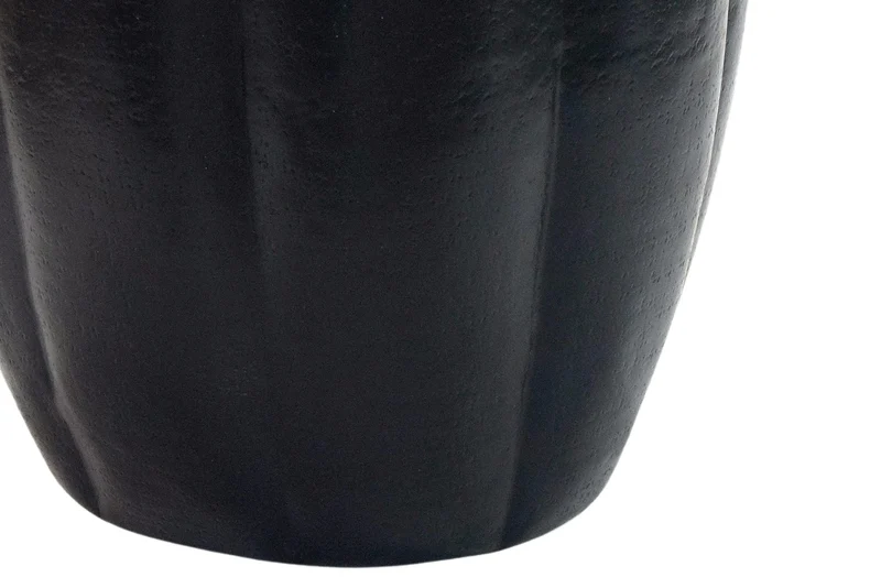 Beistelltisch Aluminium Schwarz 41 cm, runder Sofatisch von Wohnling