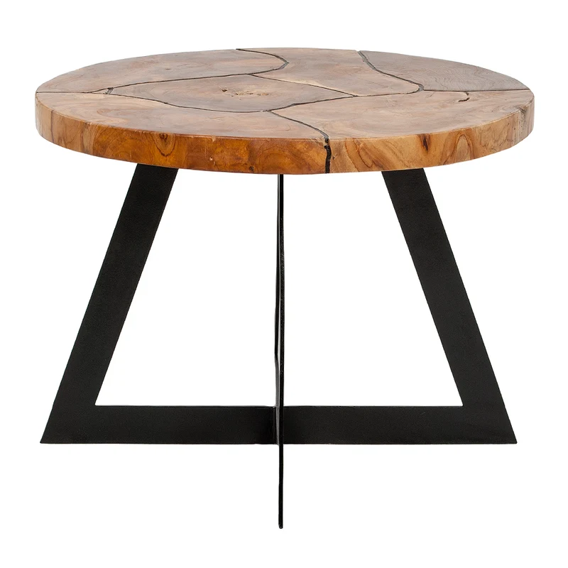 Teakwurzel Couchtisch LISTA-60cm Natural