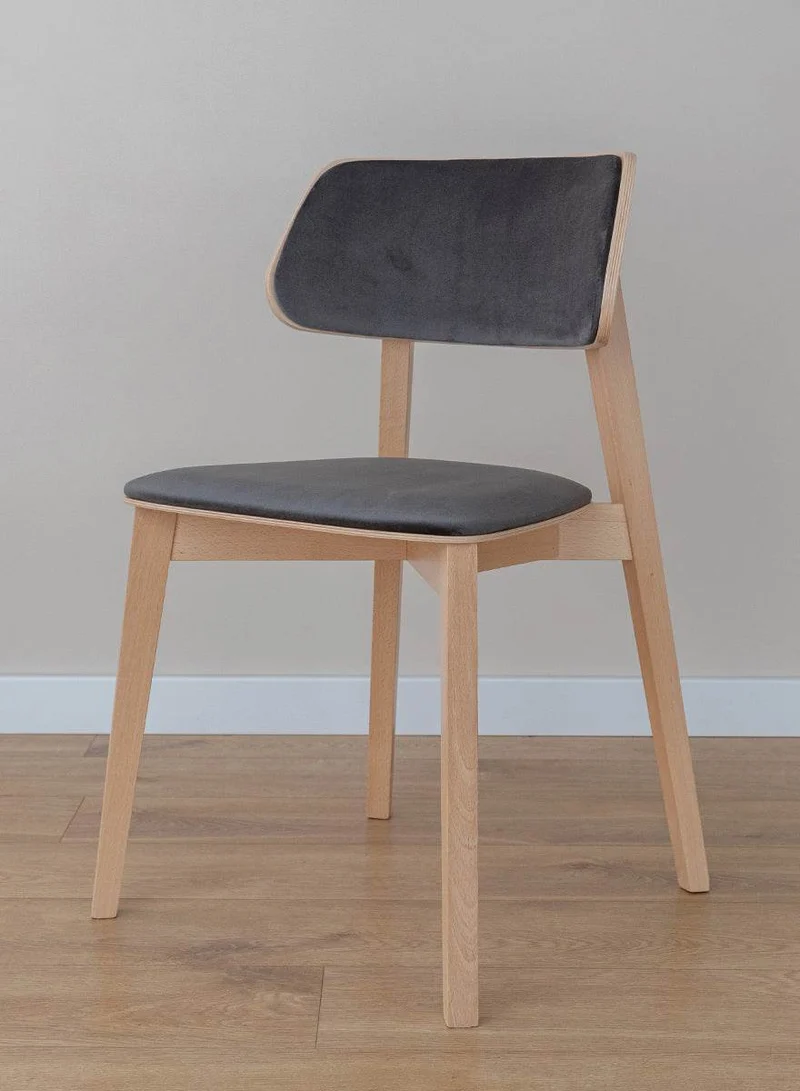 Esszimmerstuhl aus Massivholz | Minimalistischer Polsterstuhl Como