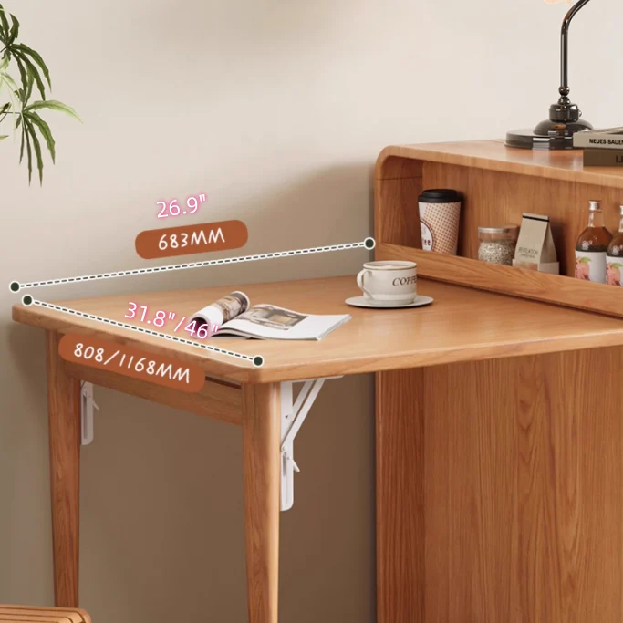 Platzsparender 3-in-1-Klappschreibtisch mit verstecktem Bett