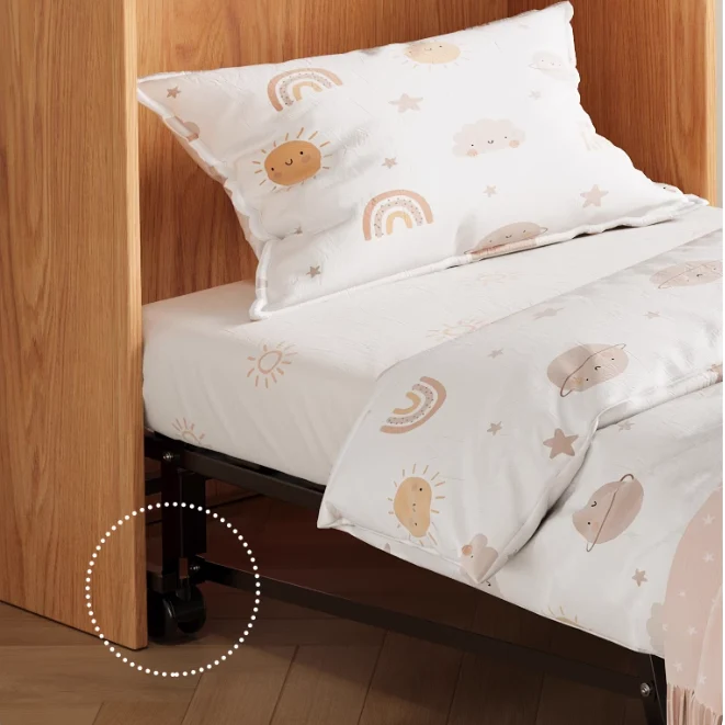 Platzsparender 3-in-1-Klappschreibtisch mit verstecktem Bett