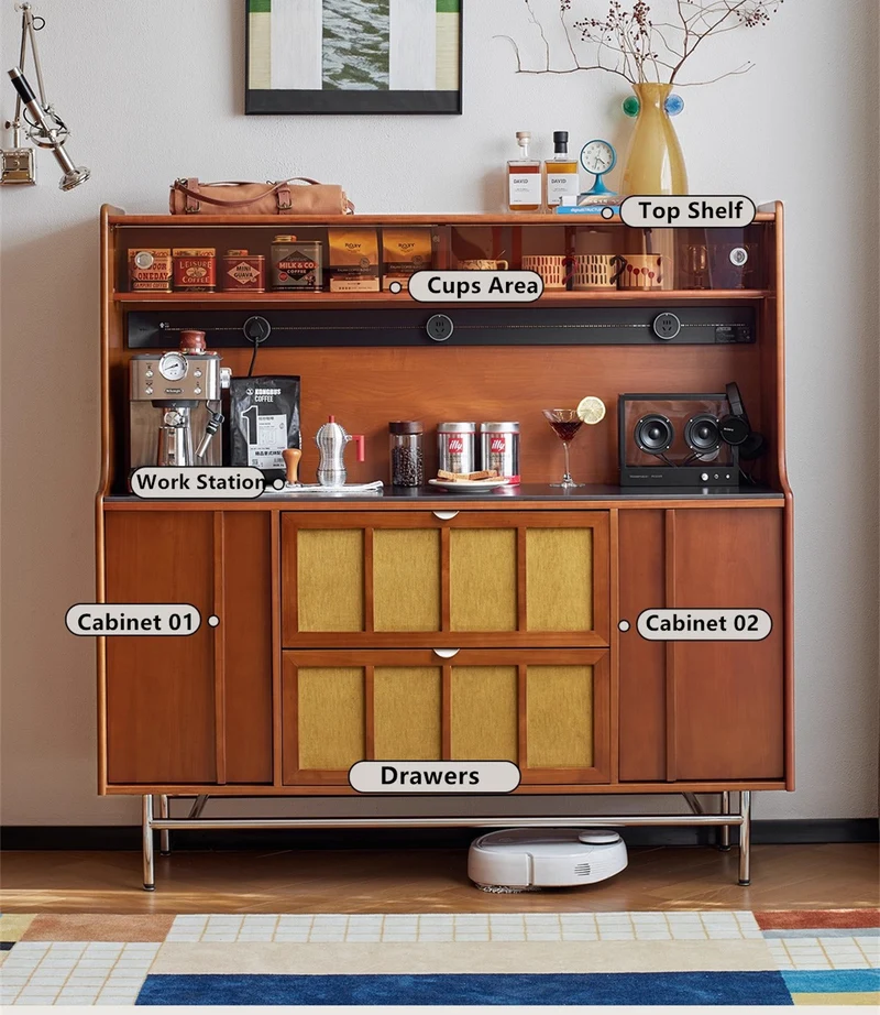Buxus Buchsbaum WEILAI Sideboard Buffetschrank