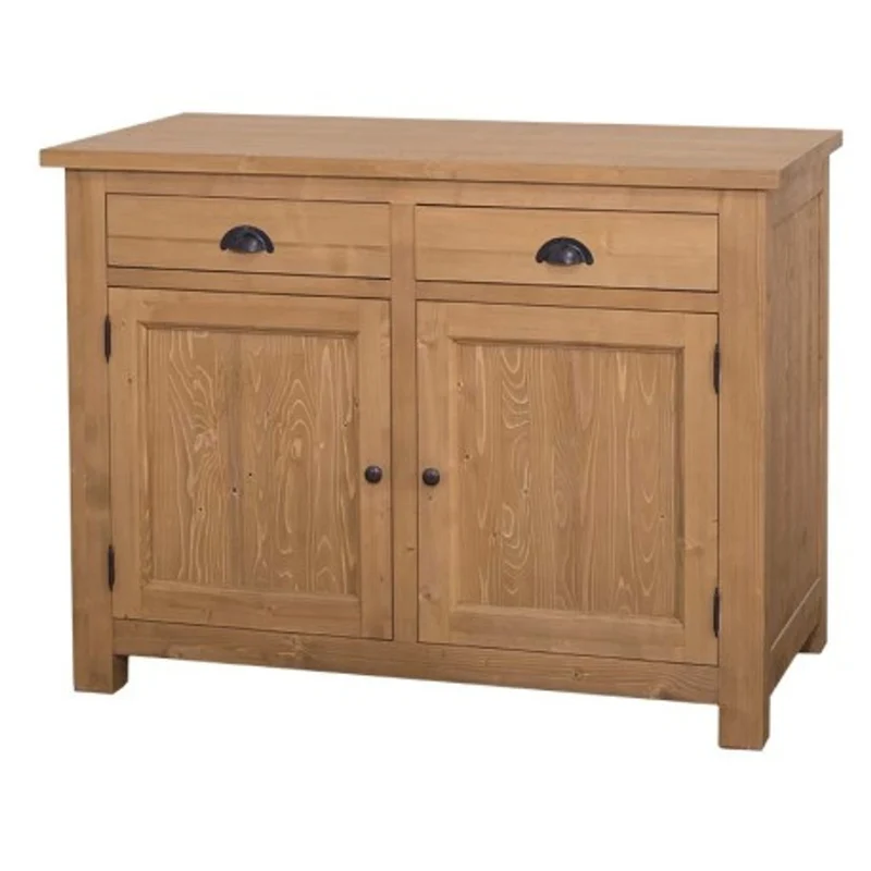 Casa Padrino Küchenschrank im Landhausstil mit 2 Türen und 2 Schubladen, 120 x 65 x 90 cm
