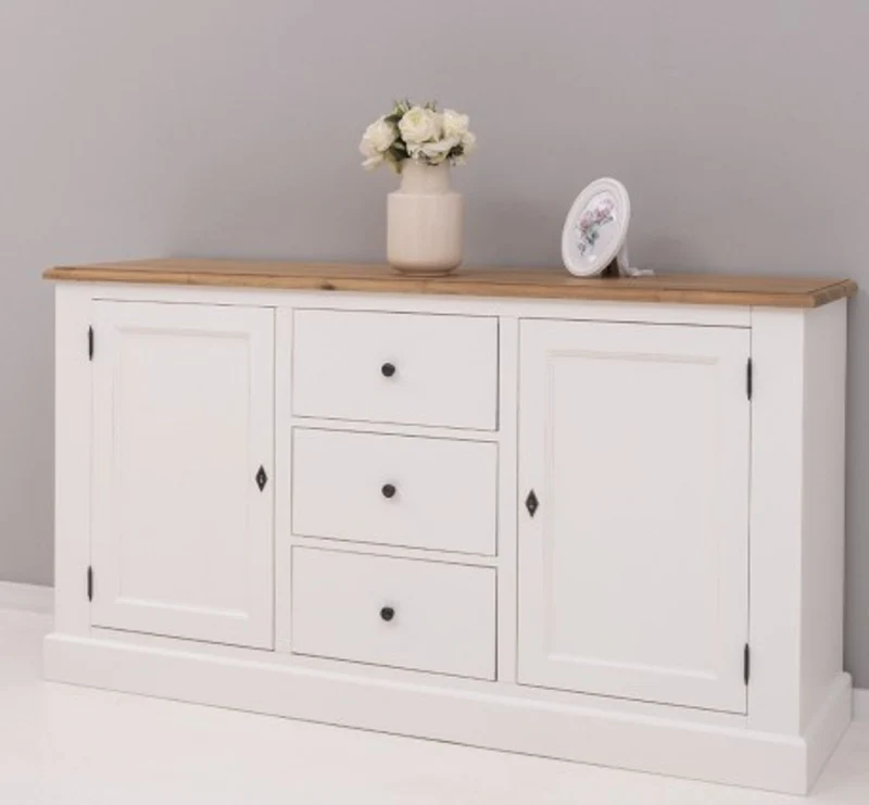 Casa Padrino Sideboard im Landhausstil, 173 x 47 x 93 cm
