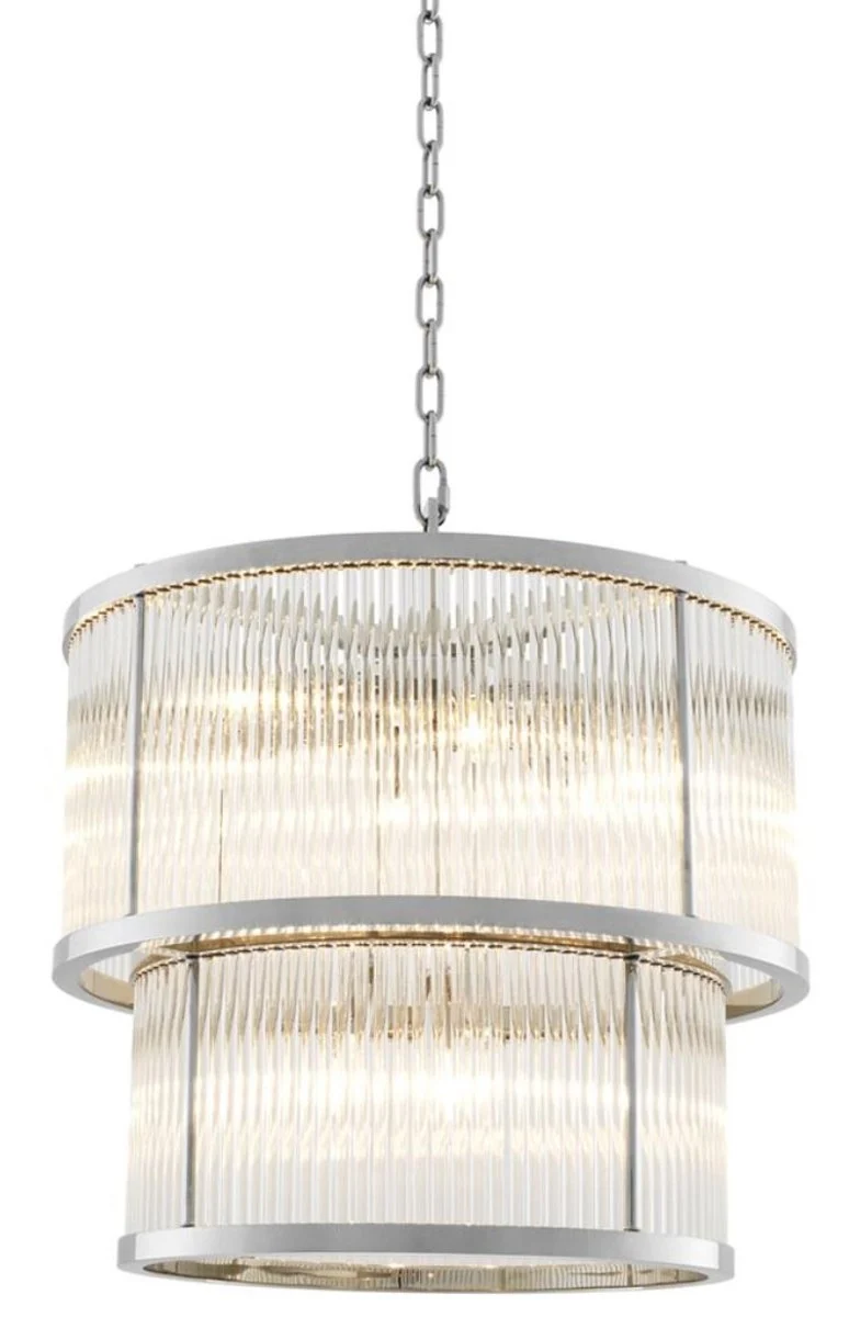 Casa Padrino Kronleuchter Silber 55 x H. 59 cm - Luxus Kollektion