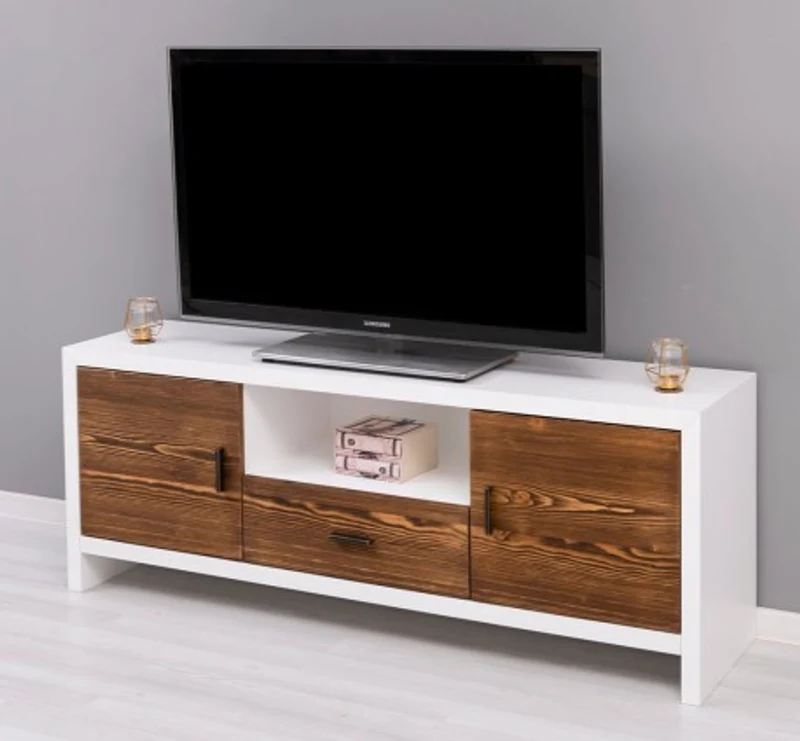 Casa Padrino TV Schrank im Landhausstil mit 2 Türen und 1 Schublade, 160 x 40 x 60 cm