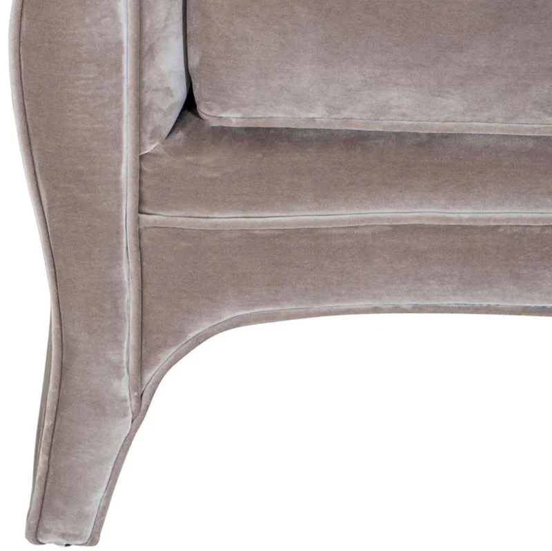 Casa Padrino Wohnzimmer Sofa Grau 225 x 79 x H. 75 cm - Luxus Samtsofa