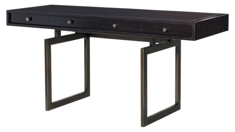 Casa Padrino Luxus Schreibtisch 160 x 55 x H. 76 cm - Designer Kollektion
