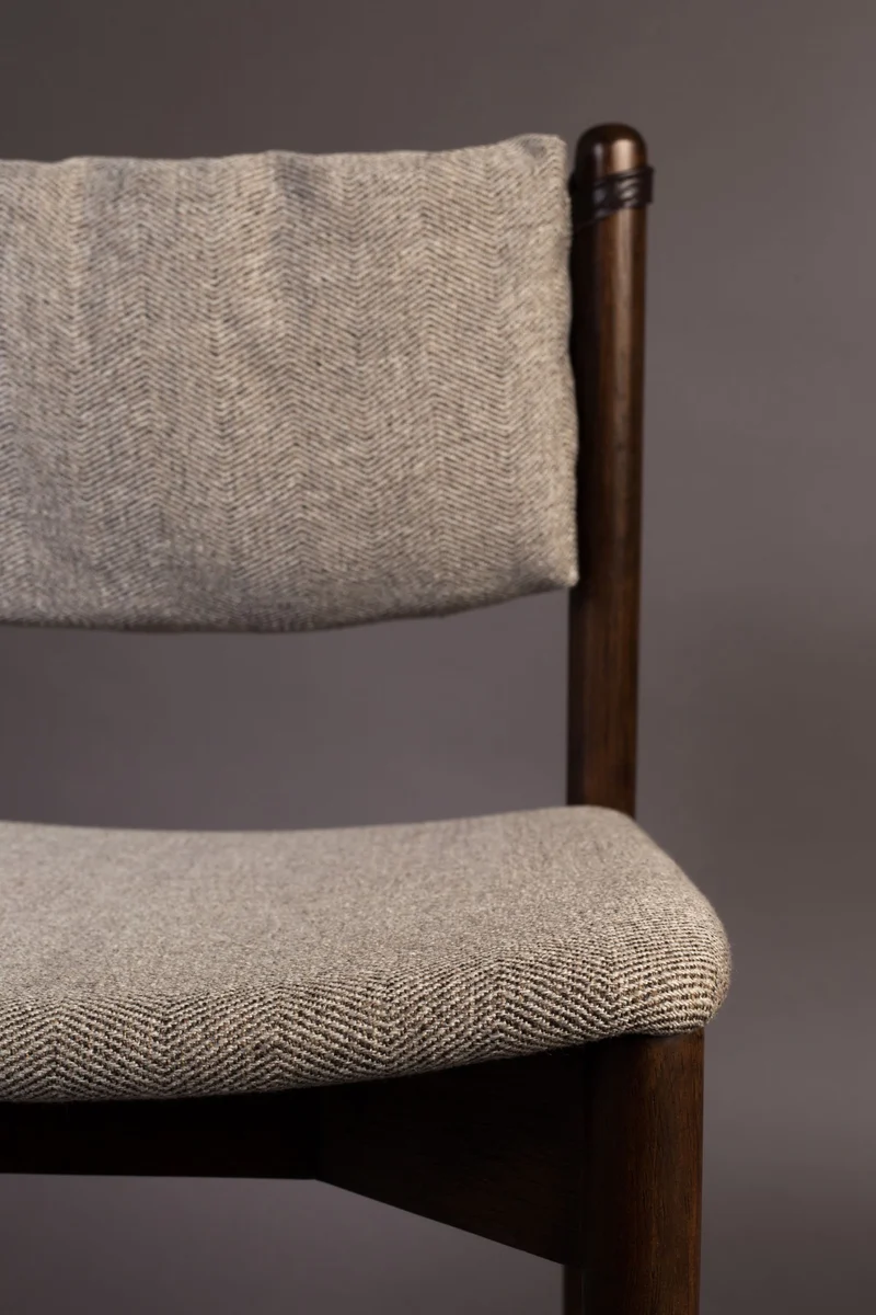 Esszimmerstuhl Torrance im 2er-Set mit Fischgrätmuster, Dutchbone