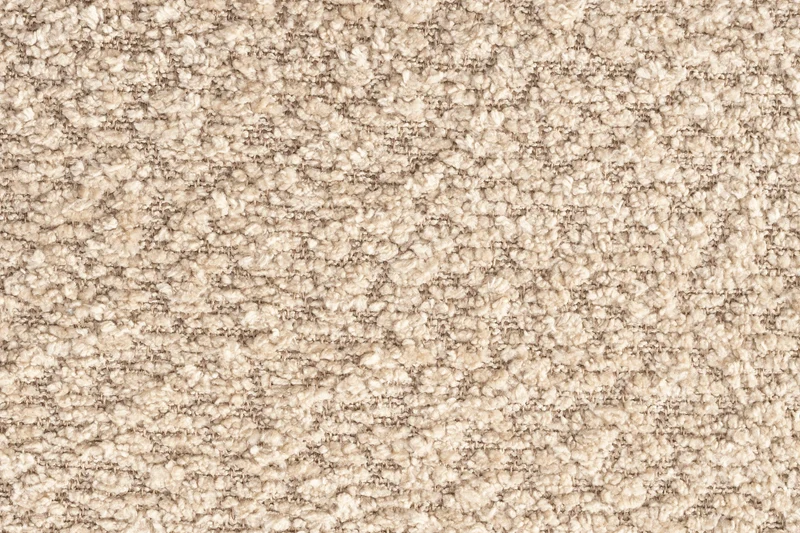 Sitzbank Shiho mit Bouclé-Sitzkissen aus Gummibaumholz von Dutchbone