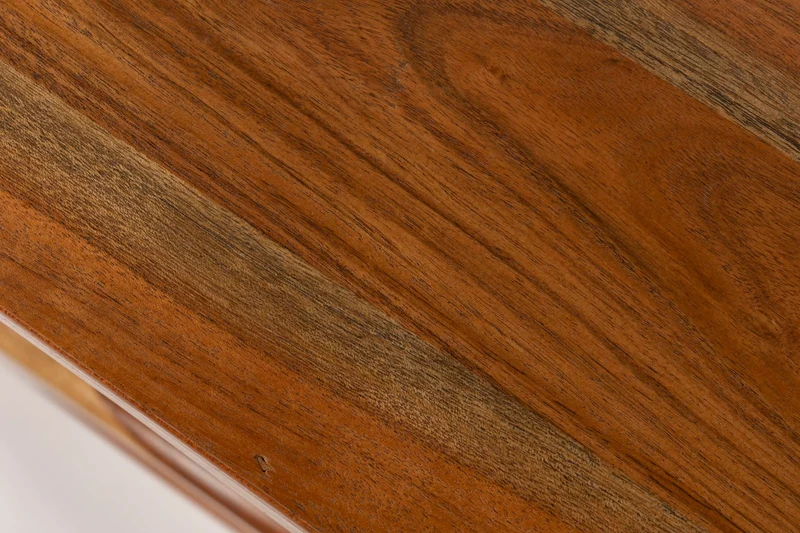 Schrank Ruben aus massivem Mangoholz, modular stapelbar, Braun