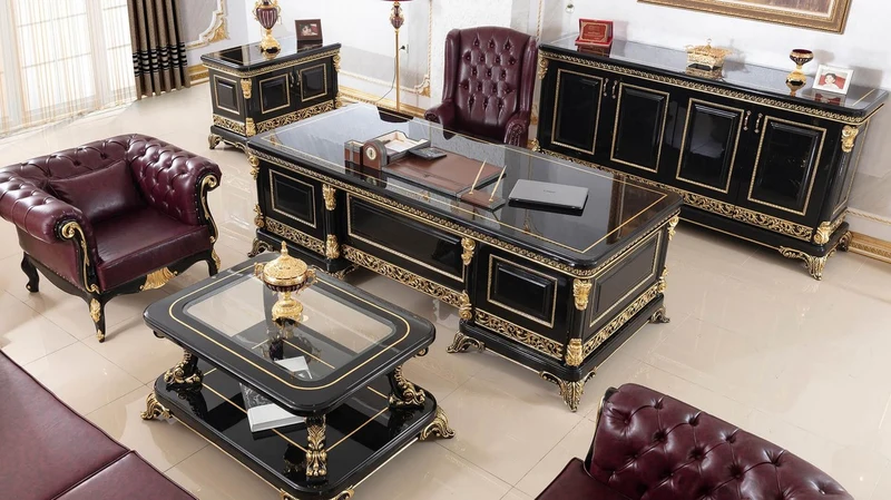 Casa Padrino Luxus Barock TV Schrank Schwarz / Gold - Prunkvolles Massivholz Sideboard mit 2 Türen - Barock Möbel - Edel & Prunkvoll
