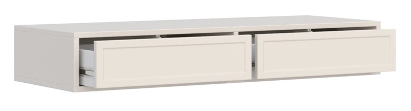 Velveto Schminktisch mit zwei Schubladen, 110 cm, Kaschmir