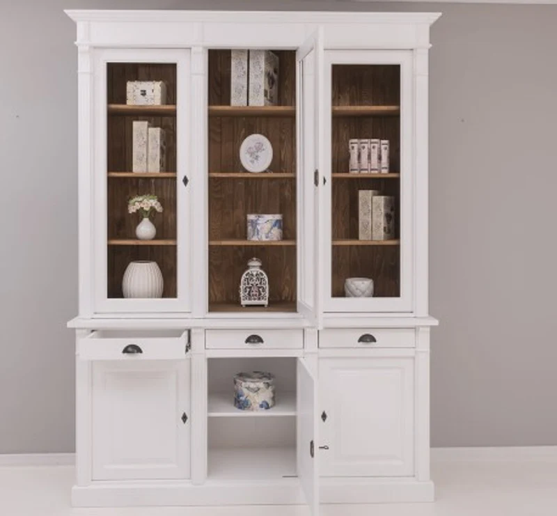 Casa Padrino Sideboard im Landhausstil mit 3 Türen, 183 x 51 x 240 cm