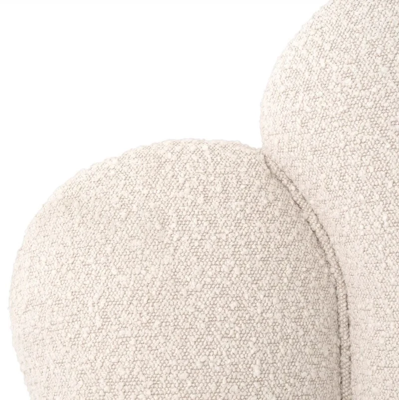 Casa Padrino Luxus Bett-Kopfteil Creme 233 x 15 x H. 179 cm - Schlafzimmer Möbel - Hotel Möbel - Luxus Möbel - Schlafzimmer Einrichtung - Hotel Einrichtung - Luxus Einrichtung
