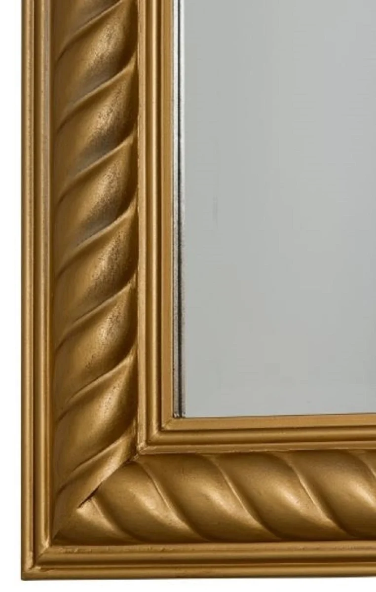 Casa Padrino Barock Spiegel / Wandspiegel Antik Gold 62 x H. 82 cm - Möbel im Barockstil