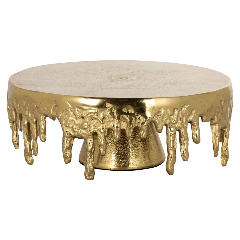 Richmond Kuchenplatte Carmona gold – elegante Etagere aus Eisen
