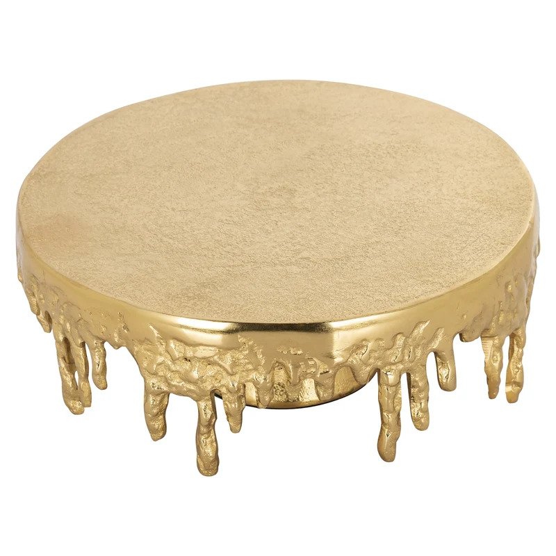 Richmond Kuchenplatte Carmona gold – elegante Etagere aus Eisen