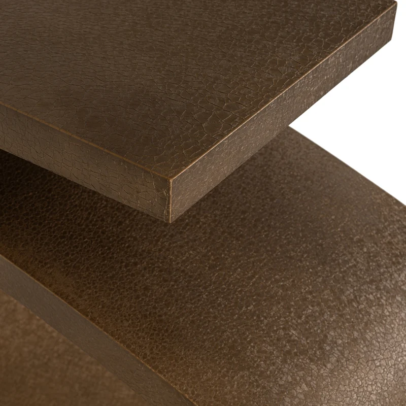 Konsole Alhambra brushed gold – organische Eisen-Konsole von Richmond