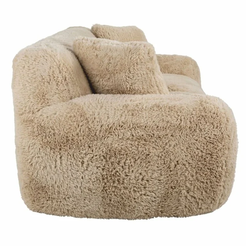 Casa Padrino Luxus Sofa Sandfarben 240 cm - Wohnzimmer & Hotel Möbel