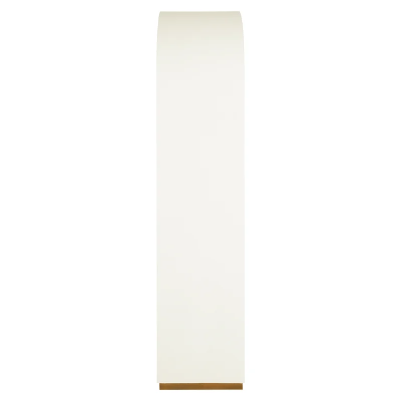 Schrank Tivoli white – Bogenschrank mit Spiegelrückwand, 210 cm