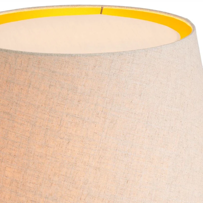 Casa Padrino Luxus Stehleuchte Schwarz / Creme Ø 55 x H. 160 cm - Massivholz Stehlampe mit rundem Lampenschirm - Luxus Stehleuchten - Luxus Leuchten - Luxus Interior