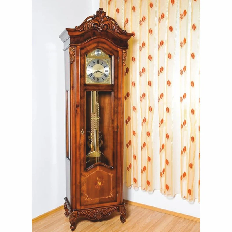 Casa Padrino Luxus Barock Standuhr Braun H. 230 cm - Prunkvolle Barock Möbel