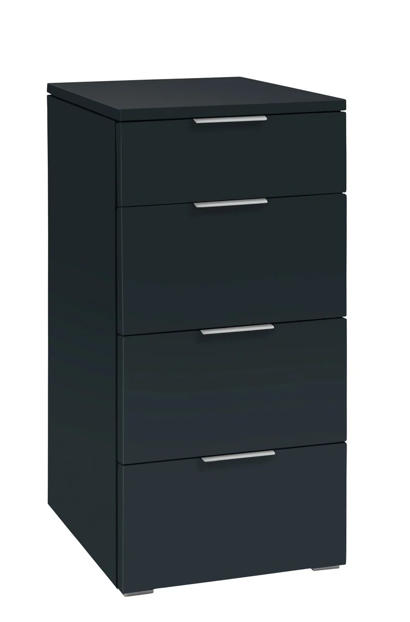 Hasena Kommode Quatro Schwarz mit 4 Schubladen, Selezione