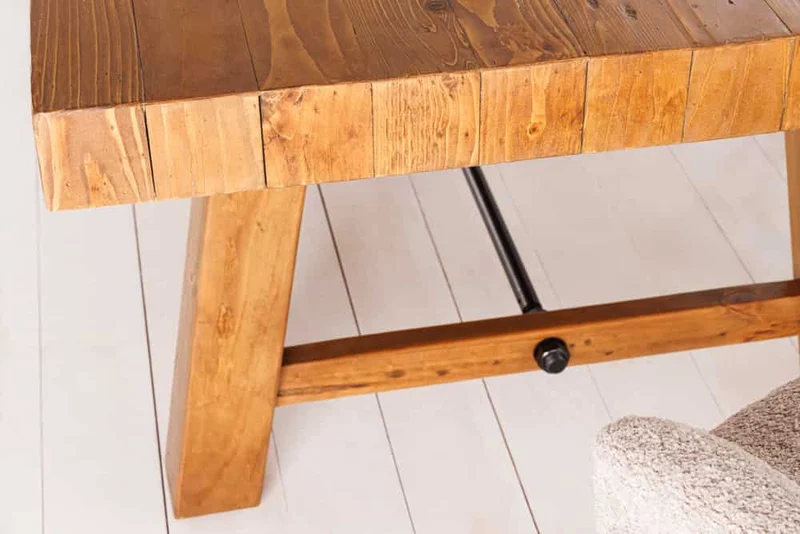 Massiver Esstisch DOMAINE 400cm natur recyceltes Pinienholz