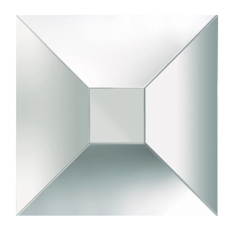 Casa Padrino Designer Spiegel 90 x 10 x H. 90 cm - Luxus Qualität