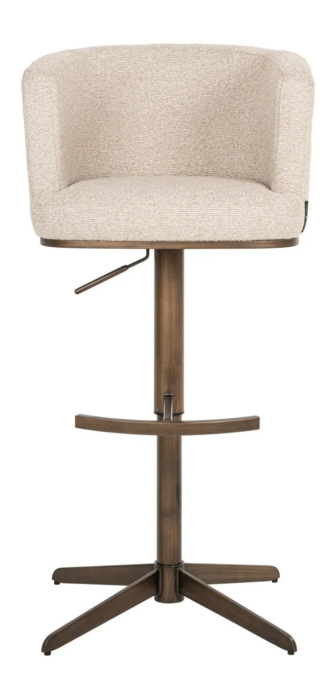 Barhocker Cheyenne biscotti - höhenverstellbar mit Drehfunktion