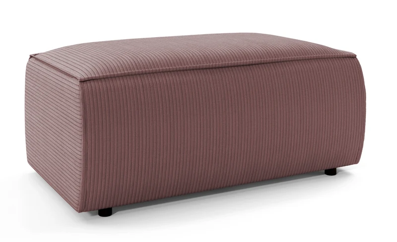 Farese rosa Cord-Pouf