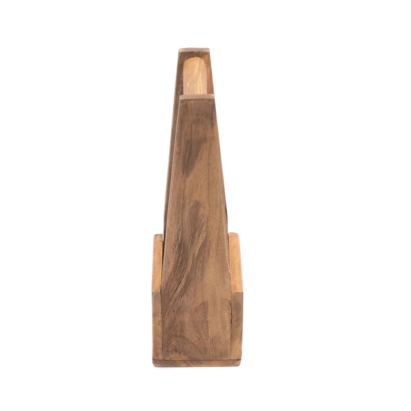 HOLZ FLASCHENHALTER "PORTE" | für 1 Flasche, Mahagoni | Flaschenträger