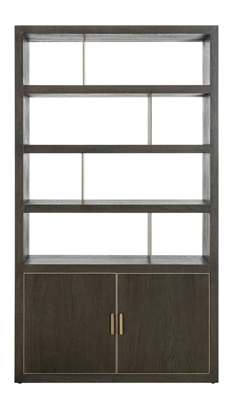 Richmond Schrank Rivertree Eiche braun – offene Regale & Türen